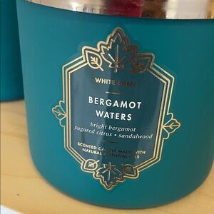 White Barn Teal Bergamot Waters Candle
